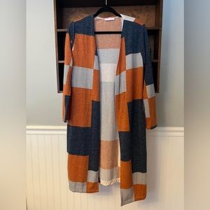Feeling Fall Colorblock cardigan